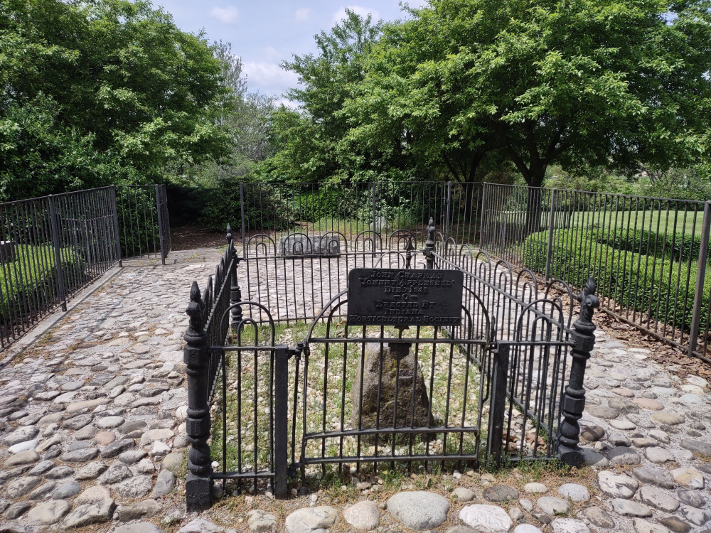 The actual gravesite
