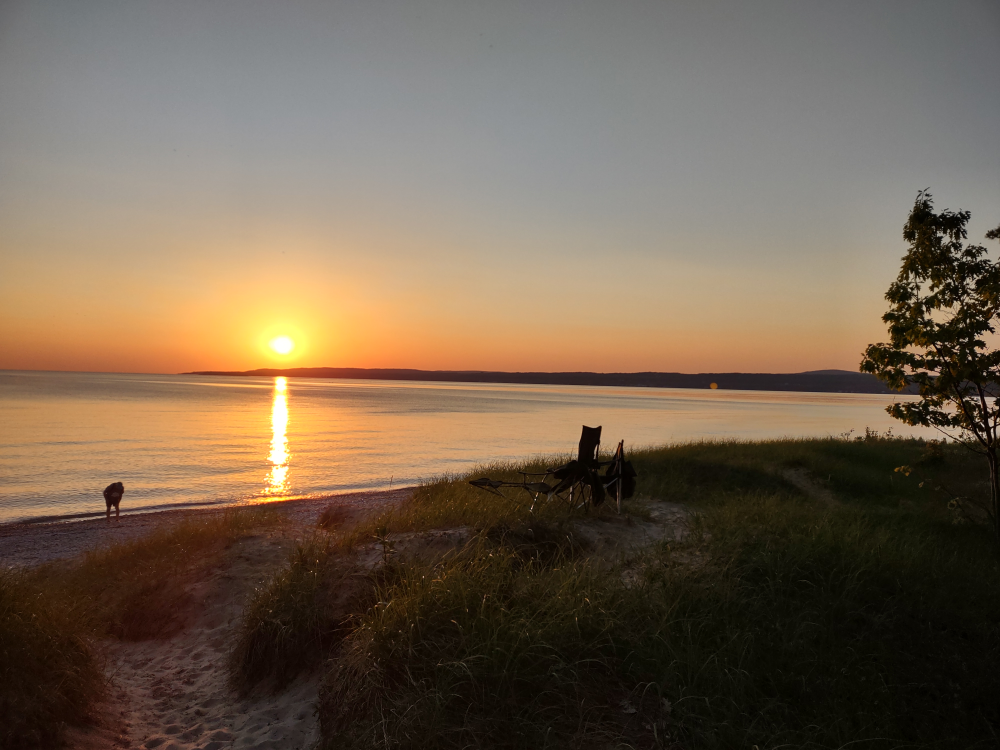 Sunset at the beach