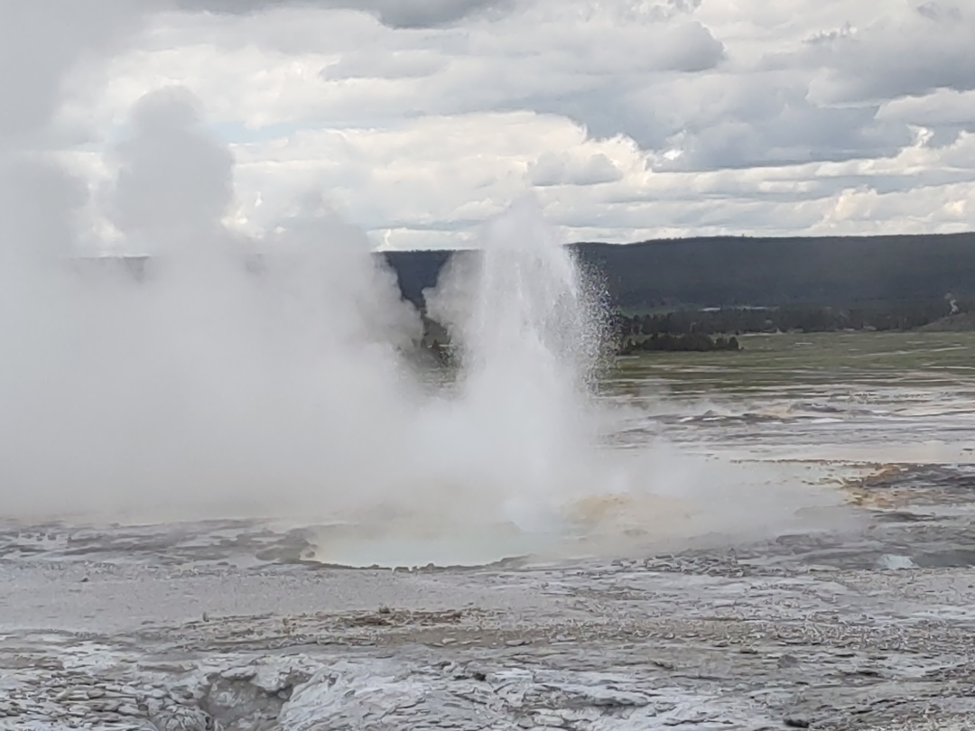 With a Mini Geyser.