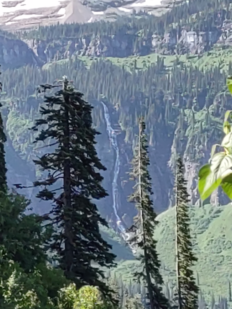 We saw waterfalls