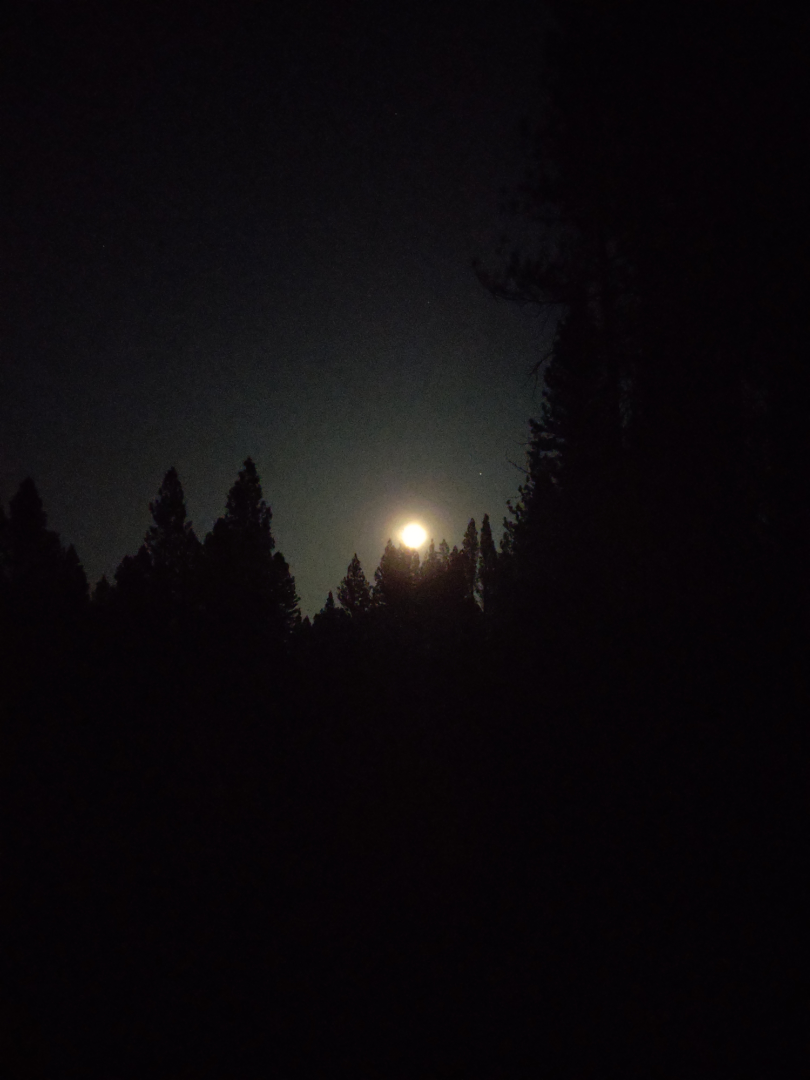That night was last Blue Moon of the year.